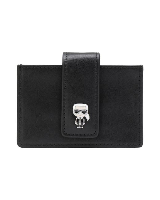Karl Lagerfeld Black Document Holders