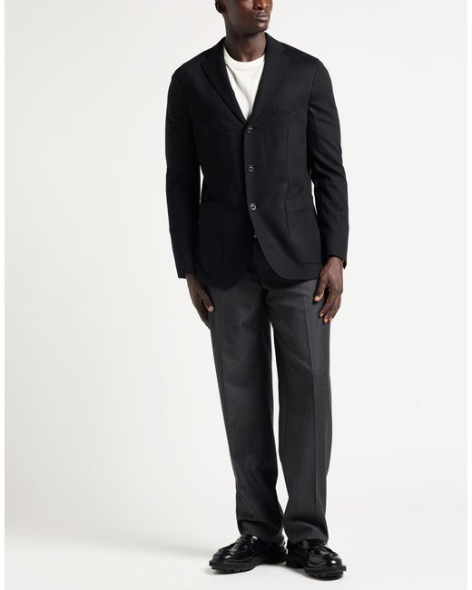 Boglioli Black Blazer for men