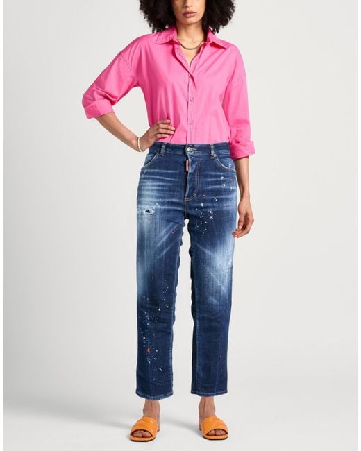 Pantalon En Jean DSquared² en coloris Blue