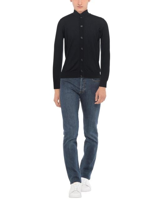 Alpha Studio Blue Cardigan for men