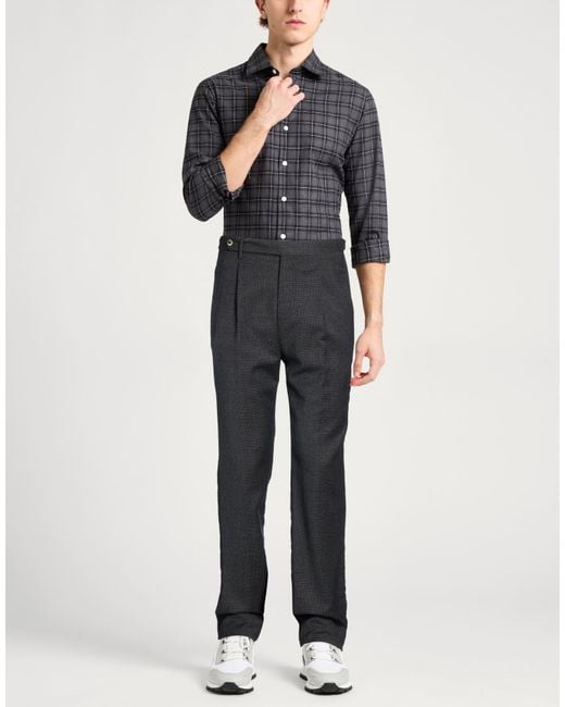 PT Torino Gray Pants Virgin Wool, Elastane for men