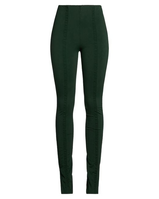 Patrizia Pepe Green Pants Polyamide, Elastane