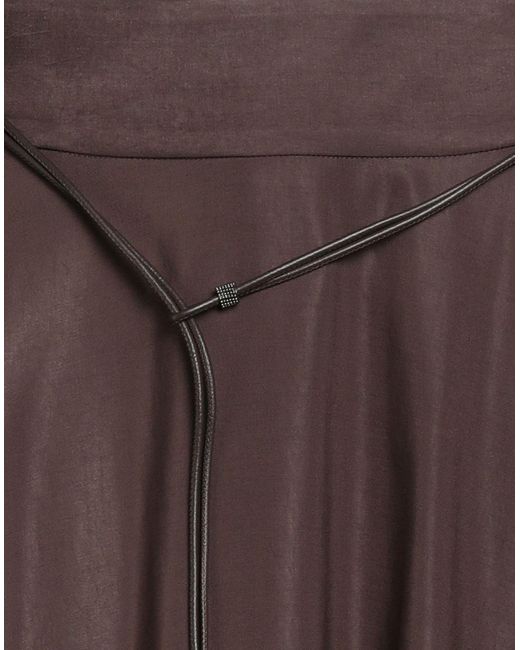 Peserico Brown Midi Skirt