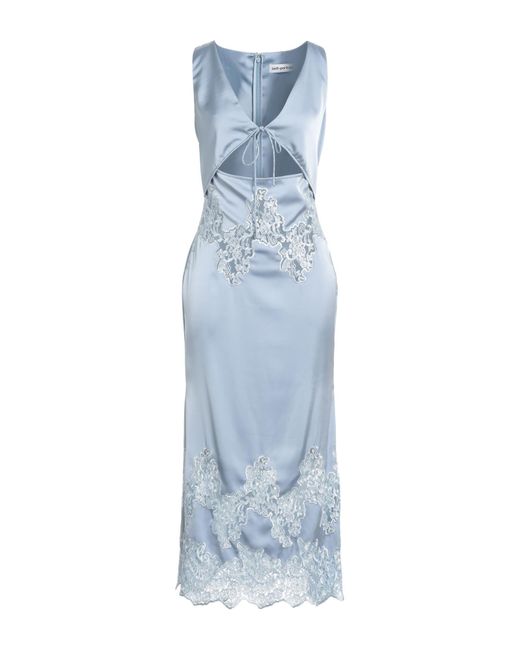 Vestito Midi di Self-Portrait in Blue