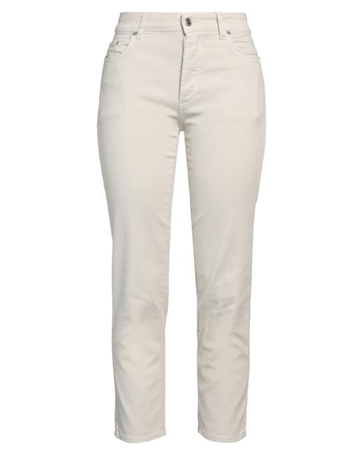 Department 5 White Denim Pants