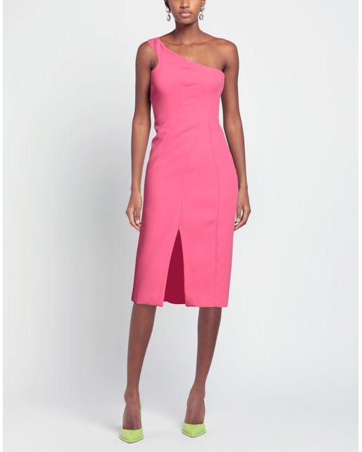 Vestido midi MONIQUE GARÇONNE de color Pink