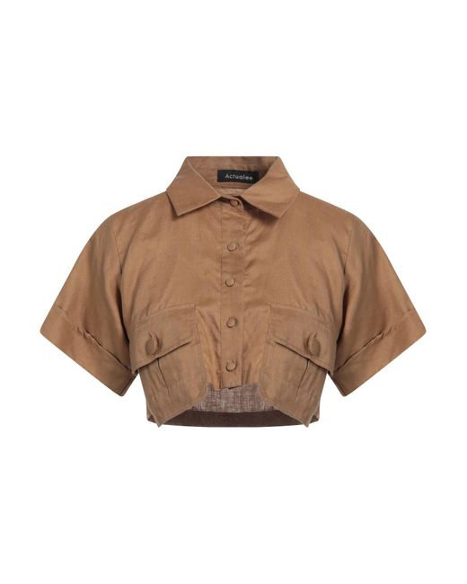 ACTUALEE Brown Shirt