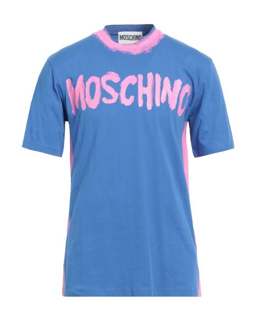 Camiseta Moschino de hombre de color Blue