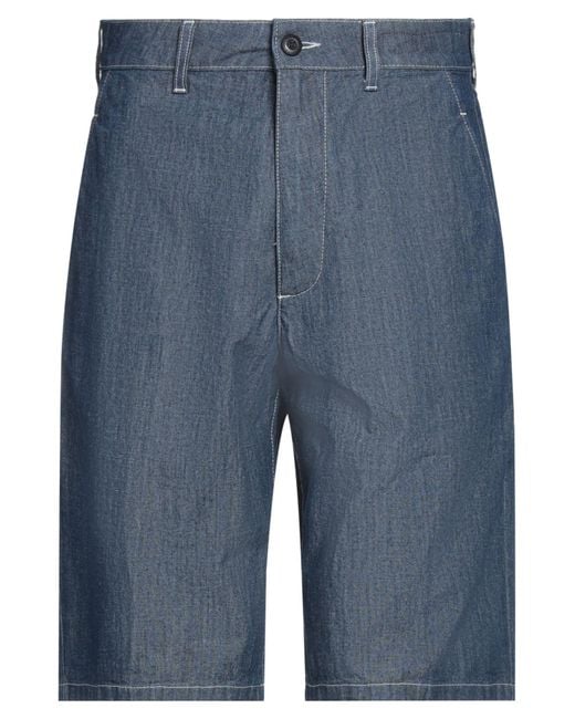 Department 5 Blue Denim Shorts for men