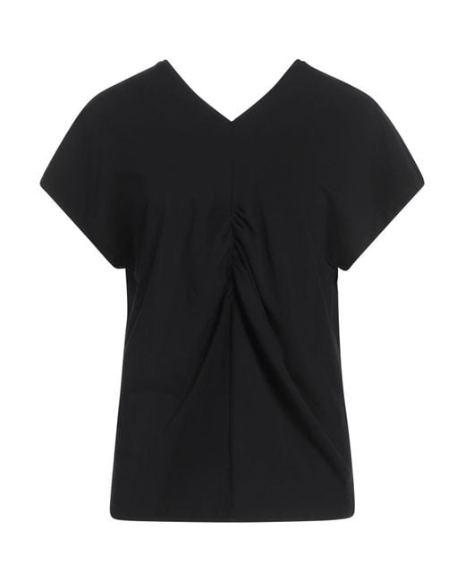Alpha Studio Black T-Shirt Cotton, Elastane