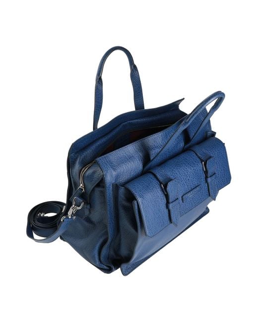 The Bridge Blue Handbag Leather for men