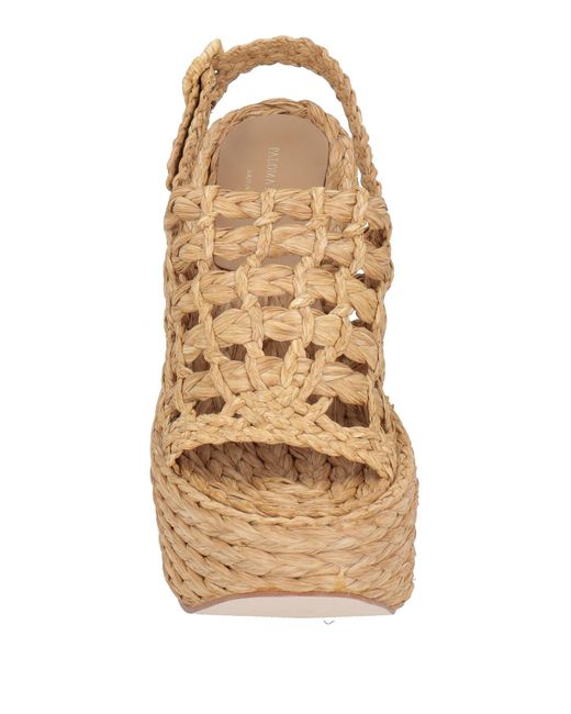 Paloma Barceló Sand Espadrilles Natural Raffia