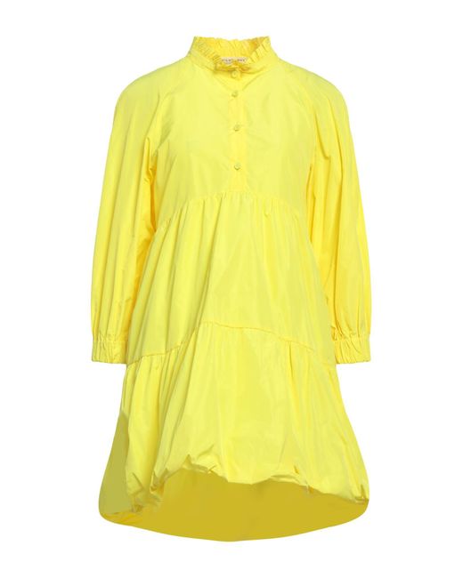 Philosophy Di Lorenzo Serafini Yellow Mini Dress
