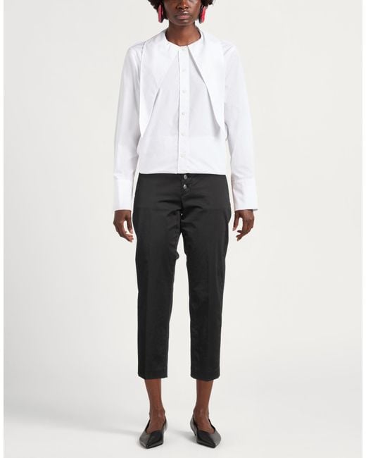 Dondup Black Pants Cotton, Elastane