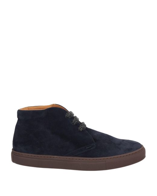 Pertini Blue Ankle Boots for men