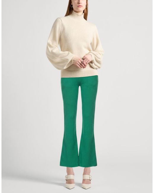Alberta Ferretti Green Pants Virgin Wool, Cashmere