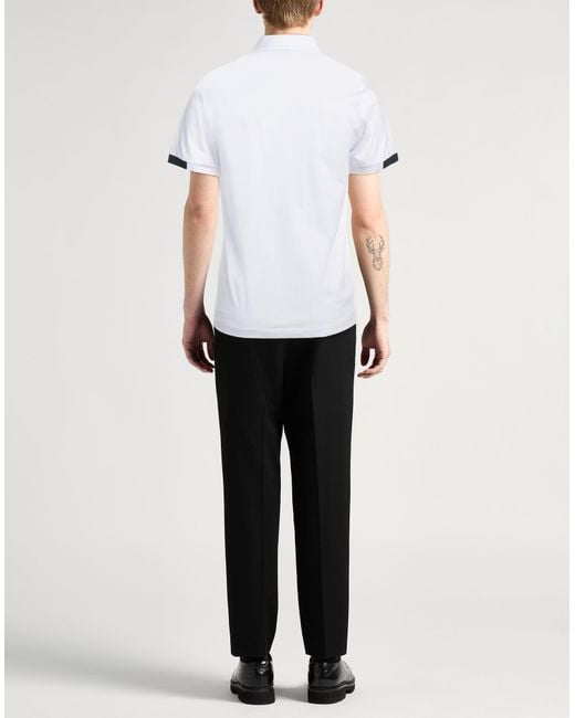 Polo Hackett de hombre de color White
