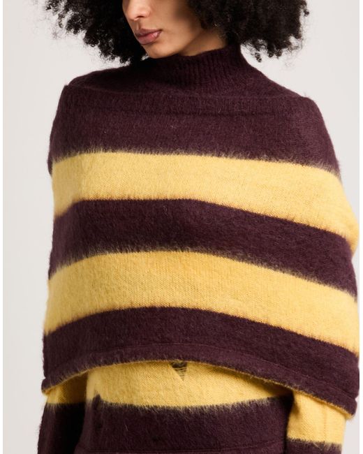 ViCOLO Purple Turtleneck Acrylic, Mohair Wool, Polyamide