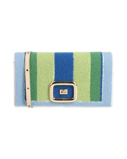 Roger Vivier Green Cross-Body Bag Textile Fibers