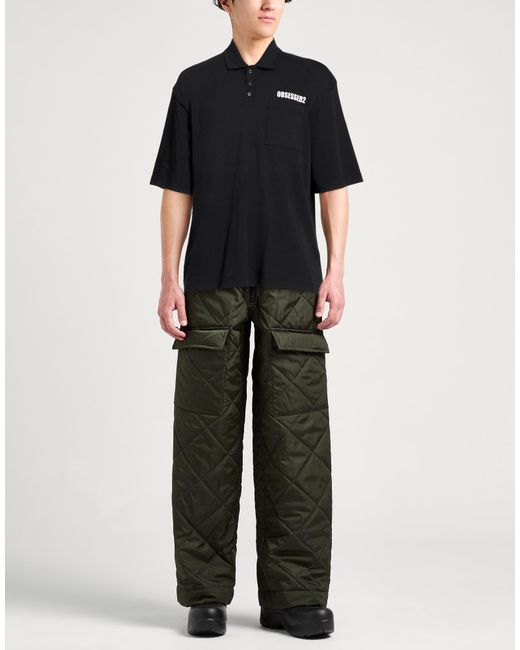 DSquared² Black Polo Shirt Cotton for men