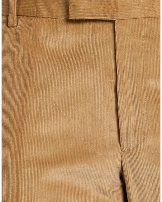 Etro Natural Pants Cotton, Elastane for men