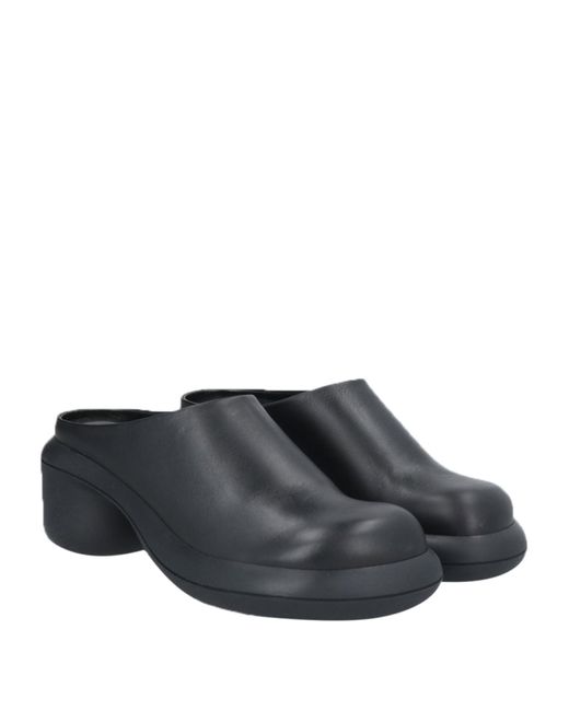 Jil Sander Gray Mules & Clogs