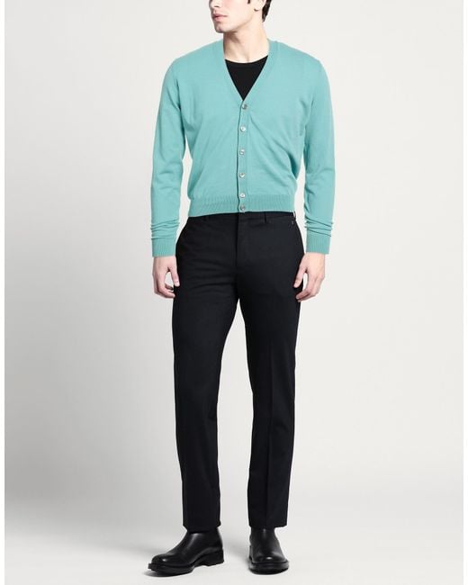FILIPPO DE LAURENTIIS Blue Cardigans for men