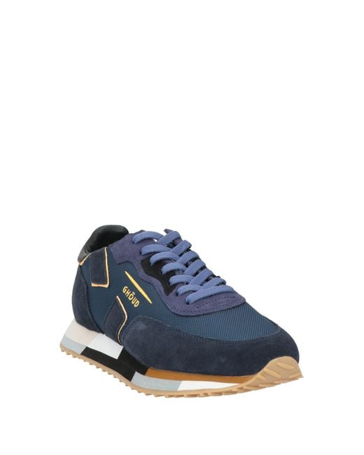 GHOUD VENICE Blue Sneakers Leather, Textile Fibers for men
