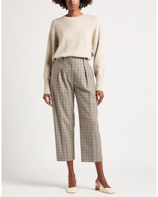 Brunello Cucinelli White Pants Virgin Wool
