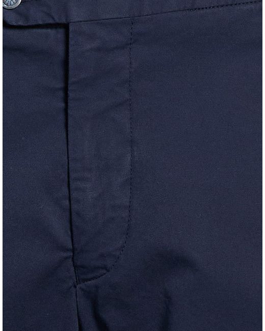 Fedeli Blue Pants Cotton, Elastane for men
