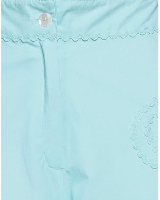 Juliet Dunn Blue Shorts & Bermuda Shorts Cotton