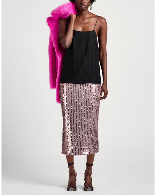 ROTATE BIRGER CHRISTENSEN Red Midi Skirt