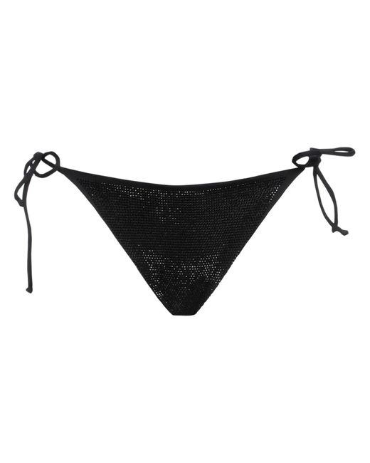 Mc2 Saint Barth Black Bikini Bottoms & Swim Briefs