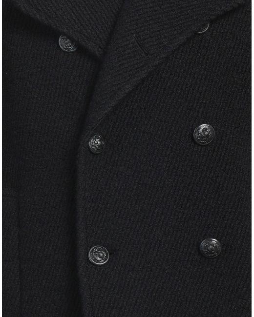 Manteau long Tagliatore pour homme en coloris Black