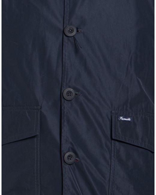 Façonnable Blue Jacket Polyester for men