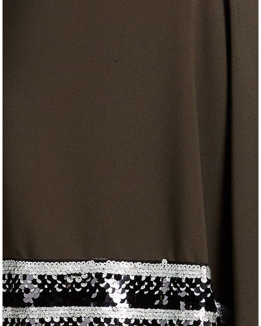 Imperial Green Mini Dress Polyester, Viscose, Elastane