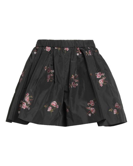 RED Valentino Black Shorts & Bermuda Shorts