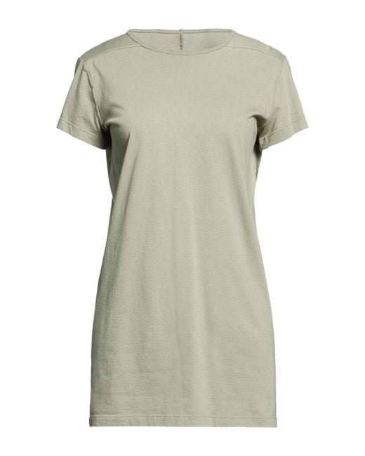 Rick Owens Green T-Shirt Cotton