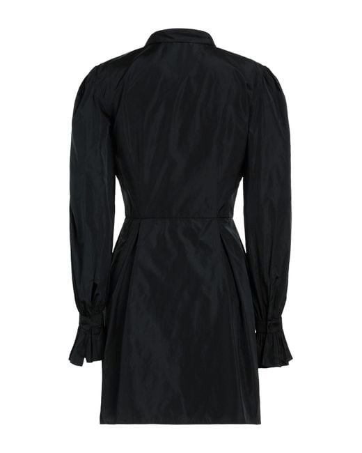 Alberta Ferretti Black Mini Dress