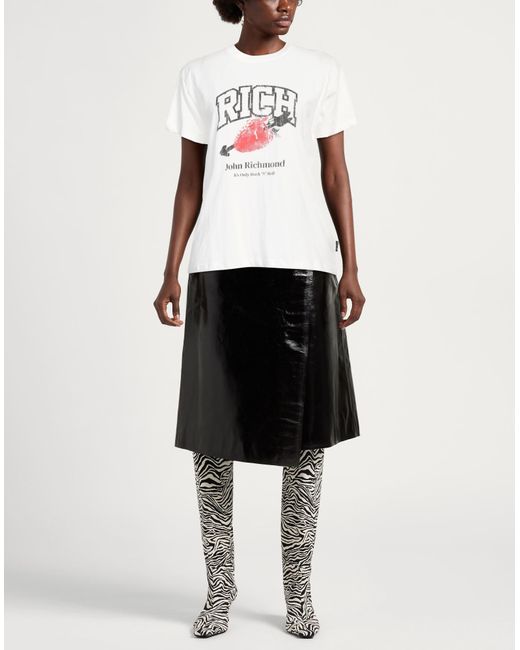 John Richmond White T-Shirt Cotton