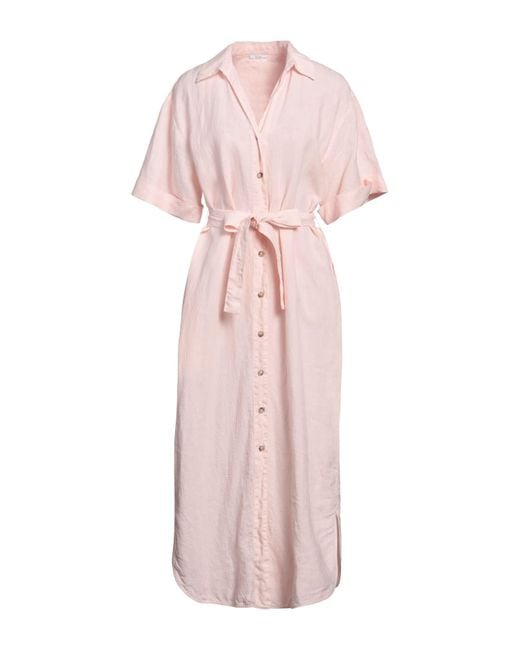 Peserico EASY Pink Maxi-Kleid