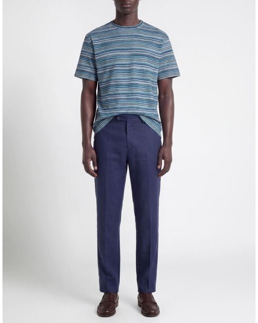 Missoni Blue T-Shirt Cotton for men