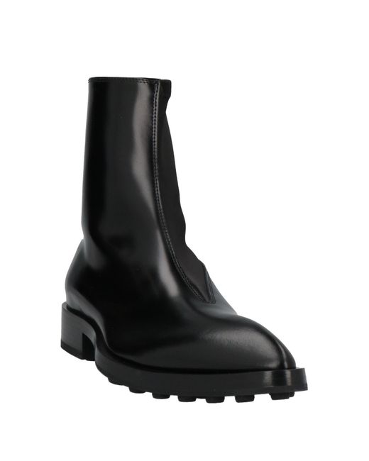 Jil Sander Black Ankle Boots