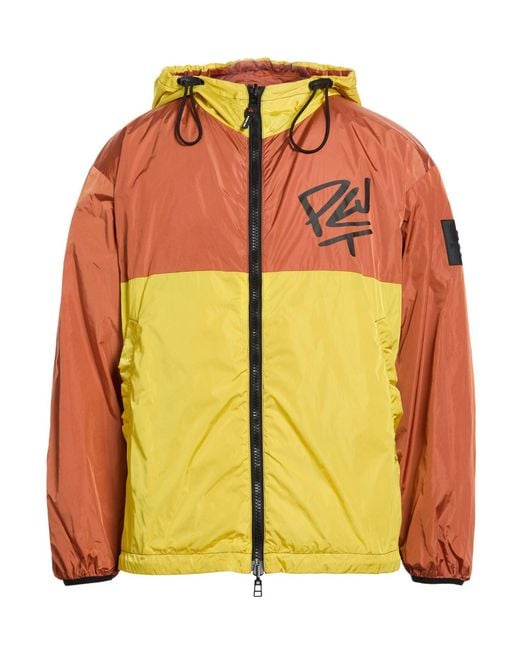 PEUTEREY.PLURALS Orange Rust Jacket Polyamide for men