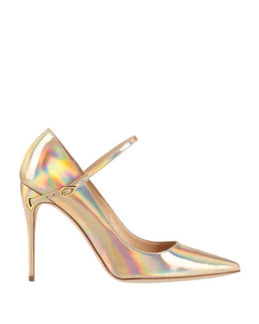 JENNIFER CHAMANDI Metallic Pumps Leather
