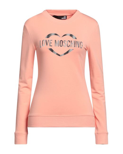 Love Moschino Pink Sweatshirt