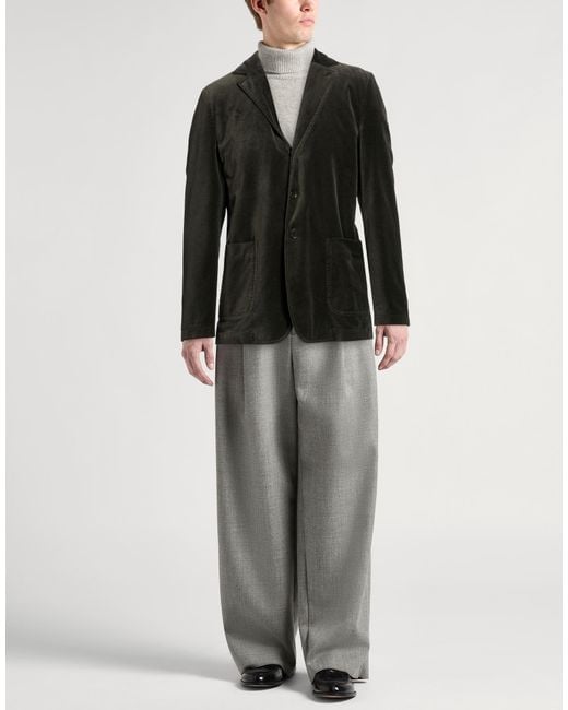 Aspesi Black Dark Blazer Cotton for men
