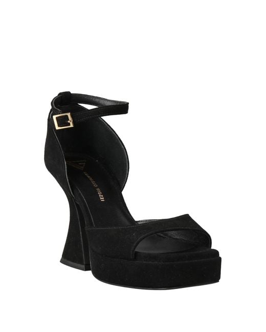 Giampaolo Viozzi Black Sandals