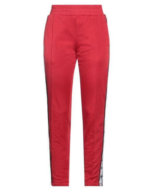 Chiara Ferragni Red Pants Polyester