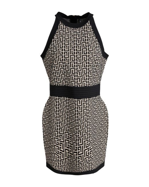 Balmain Black Mini Dress